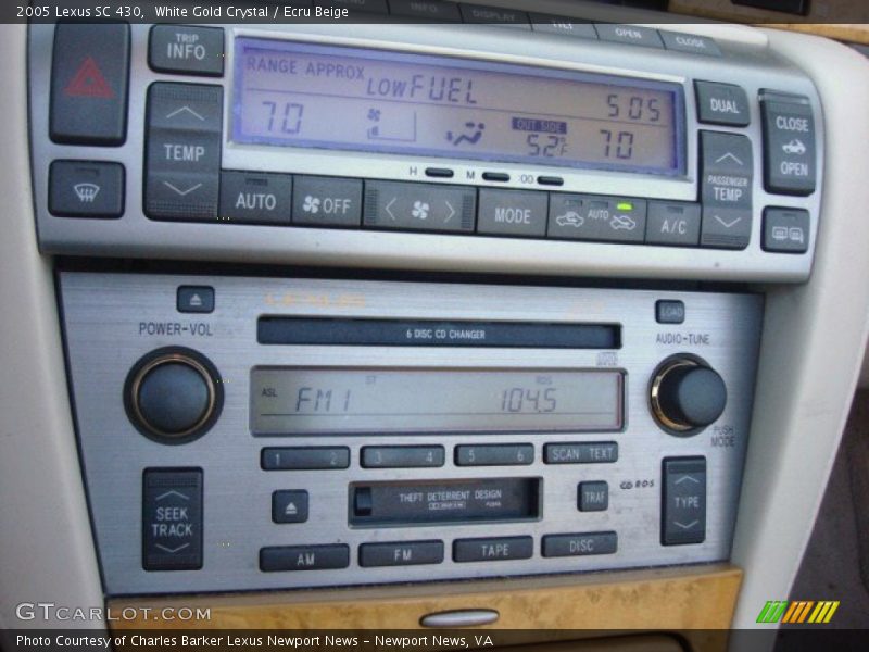 Controls of 2005 SC 430