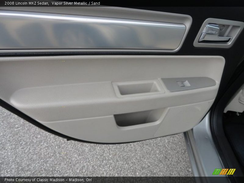 Vapor Silver Metallic / Sand 2008 Lincoln MKZ Sedan