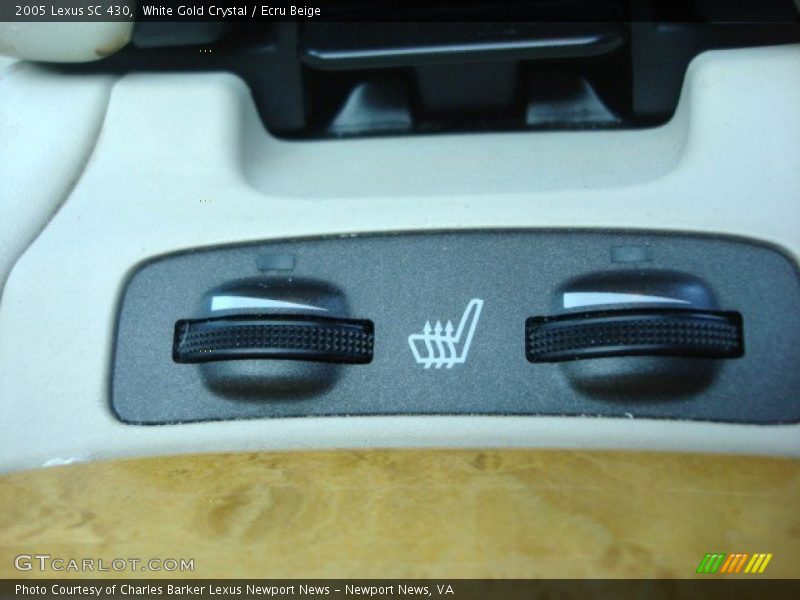 White Gold Crystal / Ecru Beige 2005 Lexus SC 430