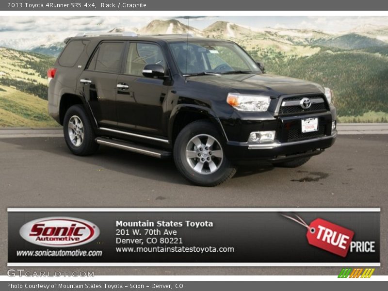 Black / Graphite 2013 Toyota 4Runner SR5 4x4