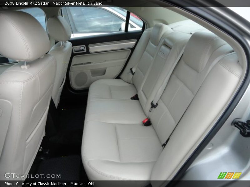 Vapor Silver Metallic / Sand 2008 Lincoln MKZ Sedan