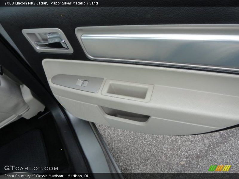 Vapor Silver Metallic / Sand 2008 Lincoln MKZ Sedan