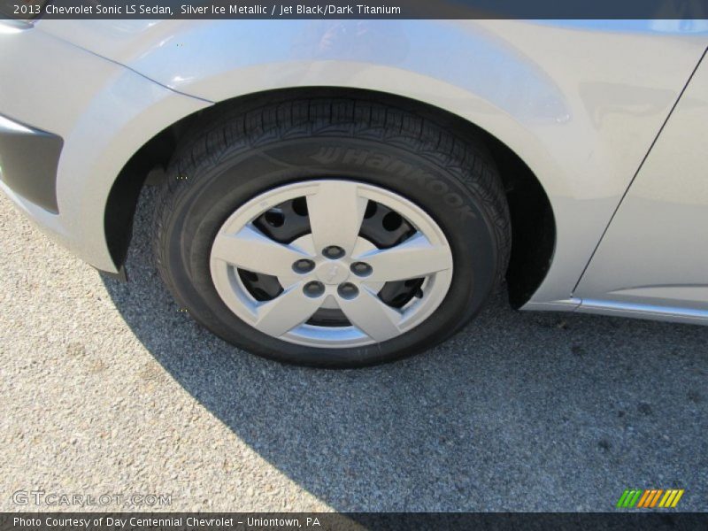 Silver Ice Metallic / Jet Black/Dark Titanium 2013 Chevrolet Sonic LS Sedan
