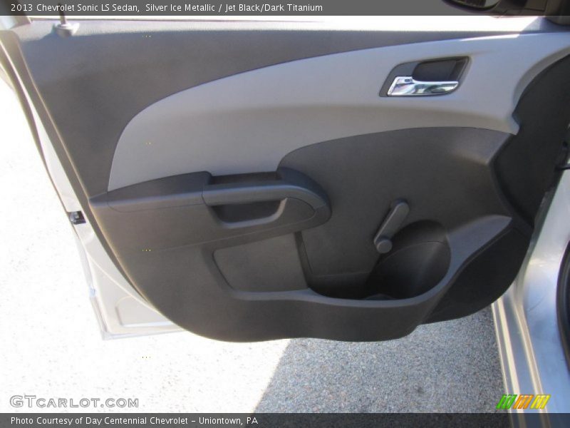 Silver Ice Metallic / Jet Black/Dark Titanium 2013 Chevrolet Sonic LS Sedan