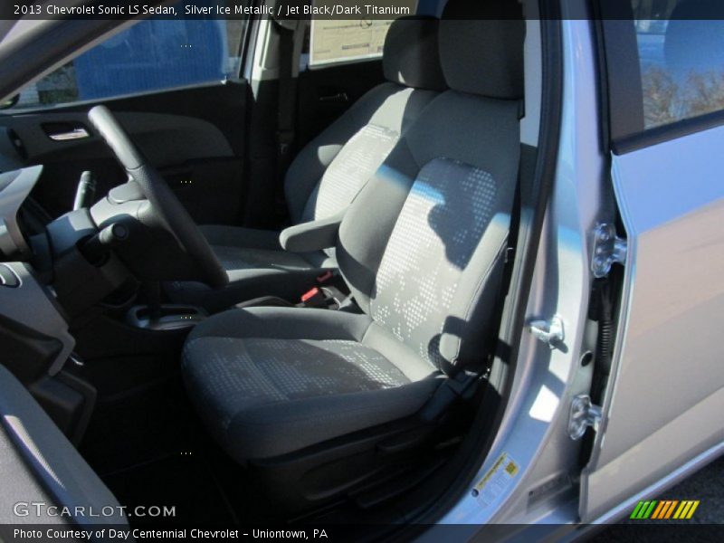 Silver Ice Metallic / Jet Black/Dark Titanium 2013 Chevrolet Sonic LS Sedan