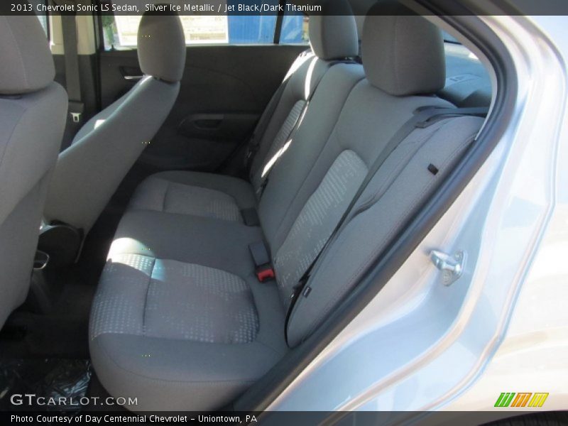 Silver Ice Metallic / Jet Black/Dark Titanium 2013 Chevrolet Sonic LS Sedan