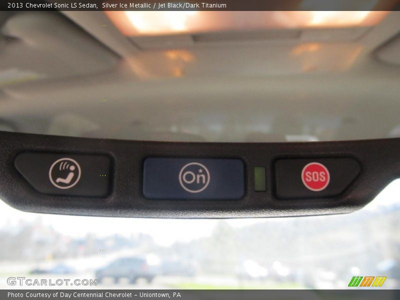 Silver Ice Metallic / Jet Black/Dark Titanium 2013 Chevrolet Sonic LS Sedan