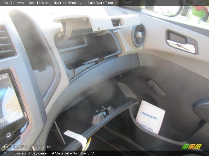 Silver Ice Metallic / Jet Black/Dark Titanium 2013 Chevrolet Sonic LS Sedan