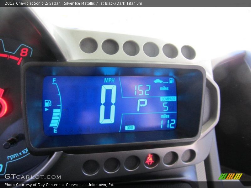 Silver Ice Metallic / Jet Black/Dark Titanium 2013 Chevrolet Sonic LS Sedan