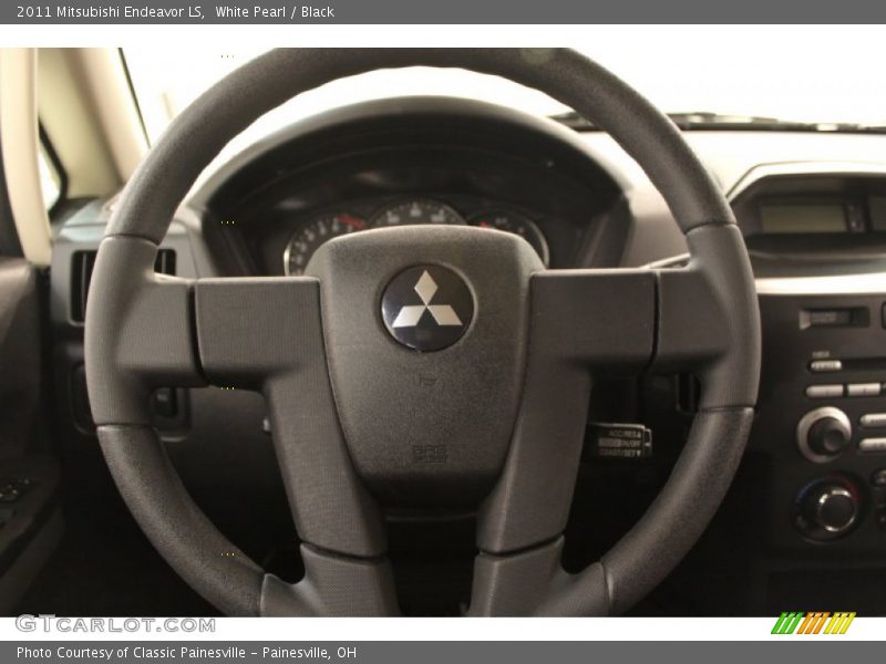 White Pearl / Black 2011 Mitsubishi Endeavor LS