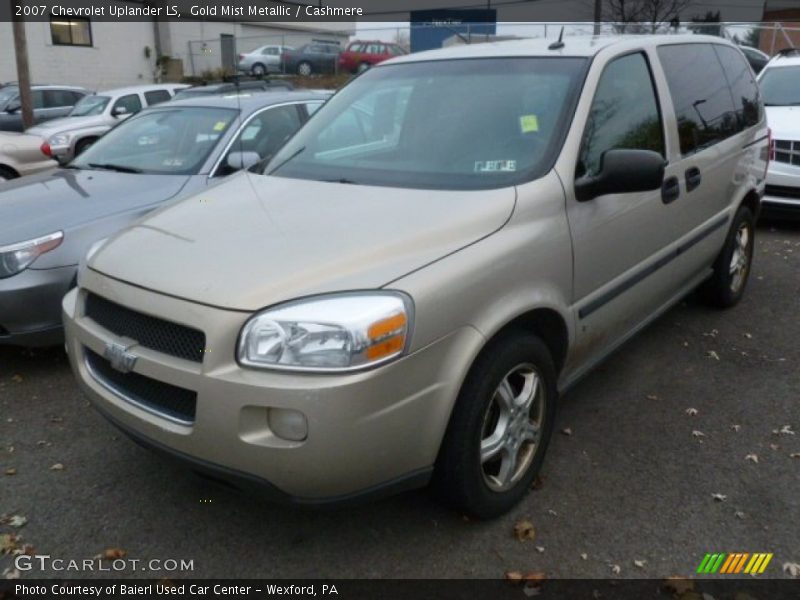 Gold Mist Metallic / Cashmere 2007 Chevrolet Uplander LS