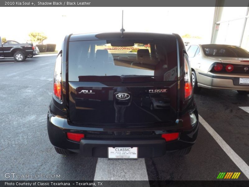 Shadow Black / Black Leather 2010 Kia Soul +