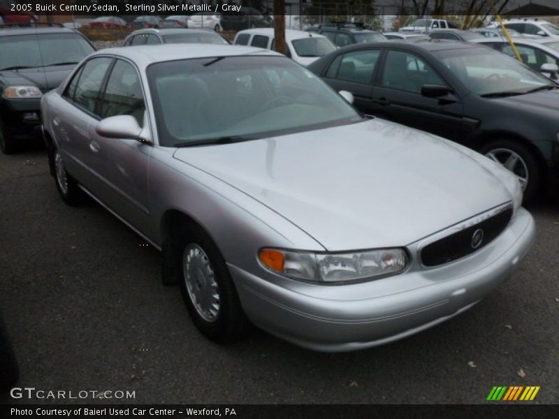 Sterling Silver Metallic / Gray 2005 Buick Century Sedan