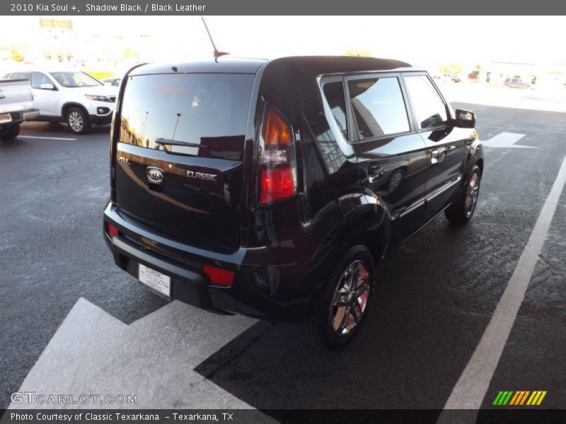 Shadow Black / Black Leather 2010 Kia Soul +