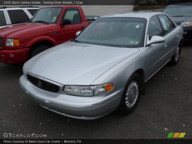 Sterling Silver Metallic / Gray 2005 Buick Century Sedan