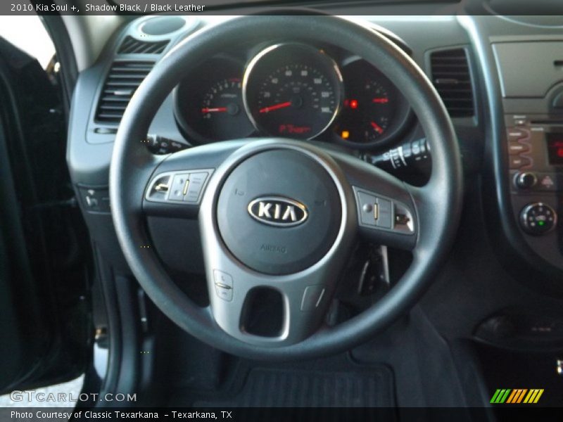 Shadow Black / Black Leather 2010 Kia Soul +
