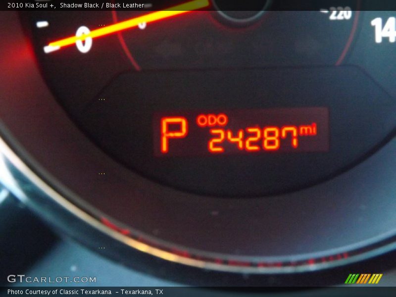Shadow Black / Black Leather 2010 Kia Soul +