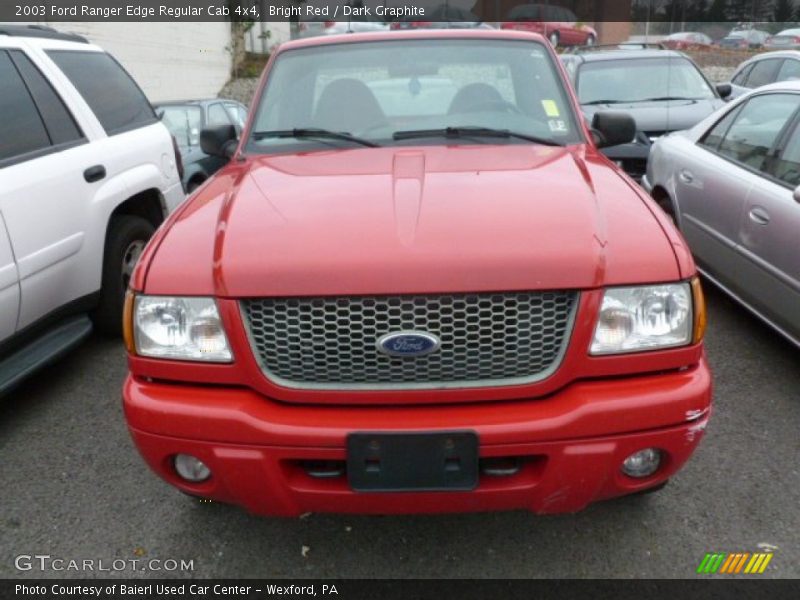 Bright Red / Dark Graphite 2003 Ford Ranger Edge Regular Cab 4x4