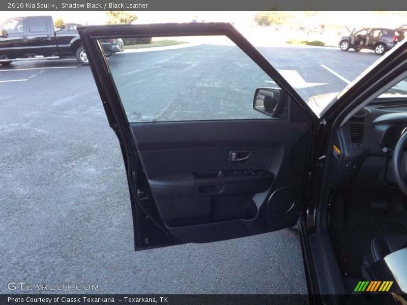 Shadow Black / Black Leather 2010 Kia Soul +