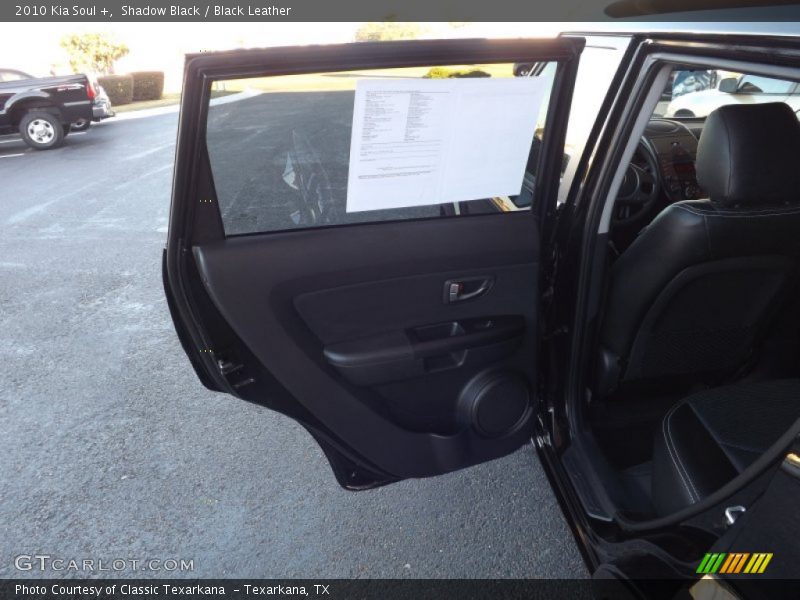 Shadow Black / Black Leather 2010 Kia Soul +