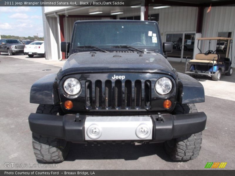 Black / Black/Dark Saddle 2011 Jeep Wrangler Unlimited Sahara 4x4