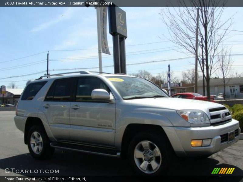 Titanium Metallic / Stone 2003 Toyota 4Runner Limited 4x4