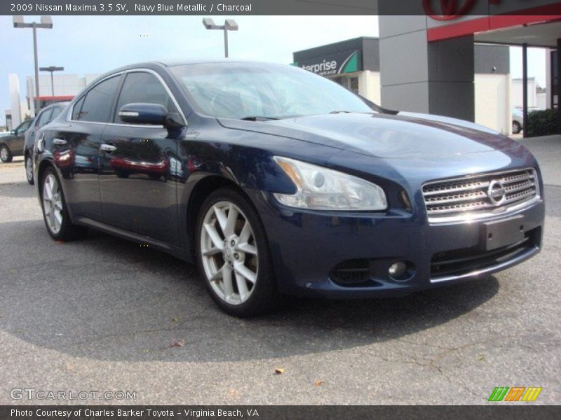 Navy Blue Metallic / Charcoal 2009 Nissan Maxima 3.5 SV