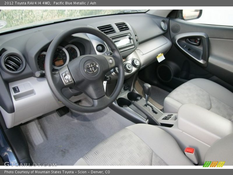 Pacific Blue Metallic / Ash 2012 Toyota RAV4 I4 4WD
