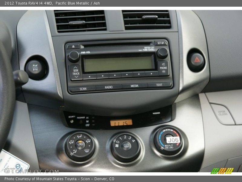Pacific Blue Metallic / Ash 2012 Toyota RAV4 I4 4WD
