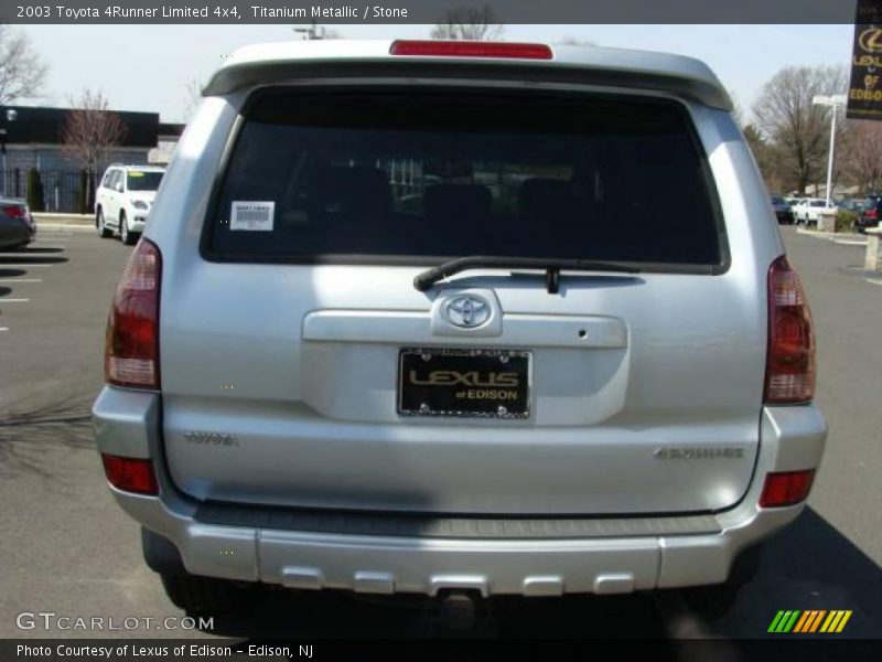 Titanium Metallic / Stone 2003 Toyota 4Runner Limited 4x4