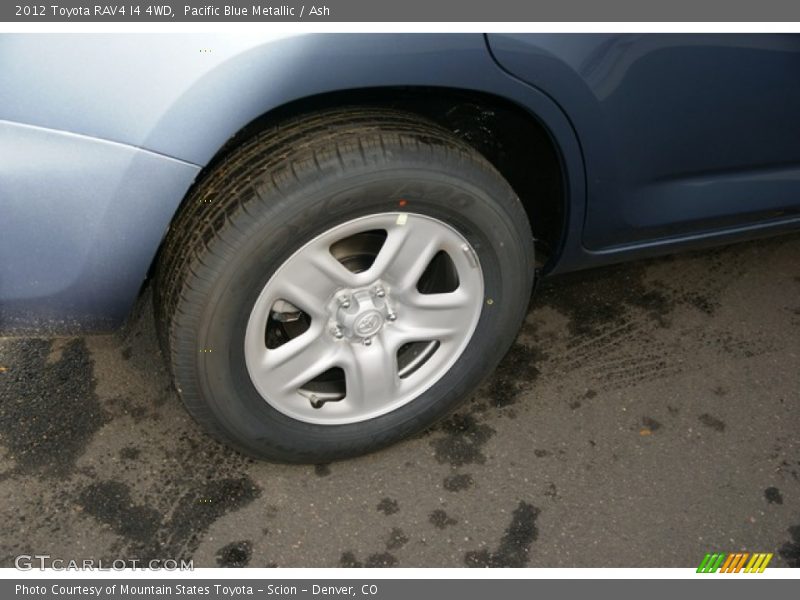 Pacific Blue Metallic / Ash 2012 Toyota RAV4 I4 4WD