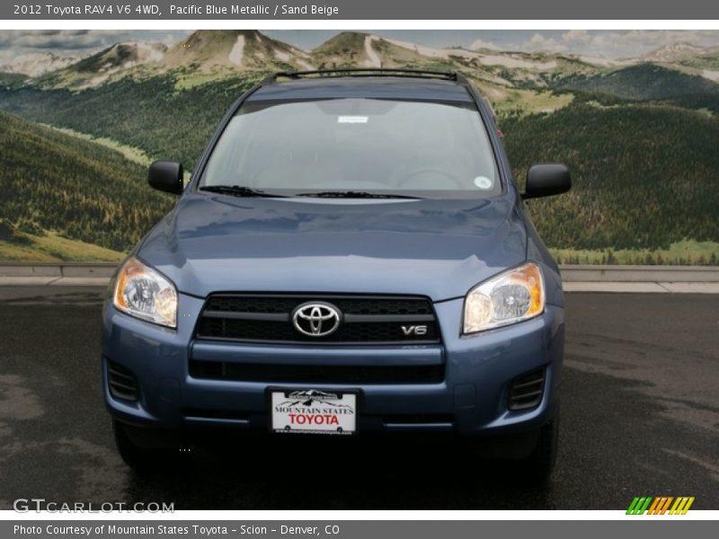 Pacific Blue Metallic / Sand Beige 2012 Toyota RAV4 V6 4WD