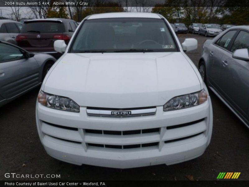 Alpine White / Gray 2004 Isuzu Axiom S 4x4
