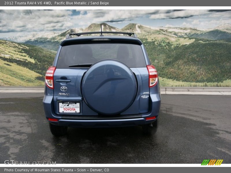 Pacific Blue Metallic / Sand Beige 2012 Toyota RAV4 V6 4WD