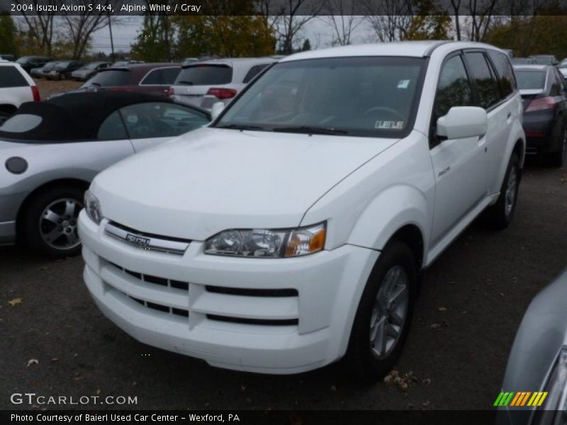 Alpine White / Gray 2004 Isuzu Axiom S 4x4