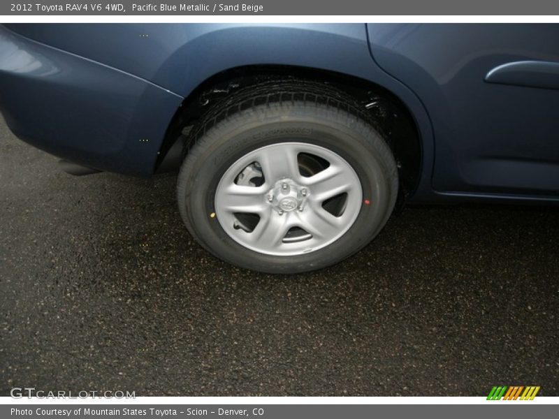 Pacific Blue Metallic / Sand Beige 2012 Toyota RAV4 V6 4WD