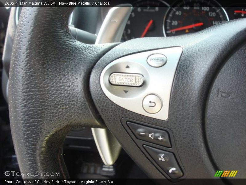 Navy Blue Metallic / Charcoal 2009 Nissan Maxima 3.5 SV