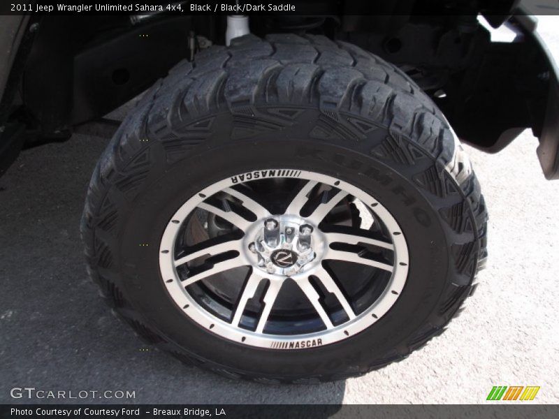 Black / Black/Dark Saddle 2011 Jeep Wrangler Unlimited Sahara 4x4