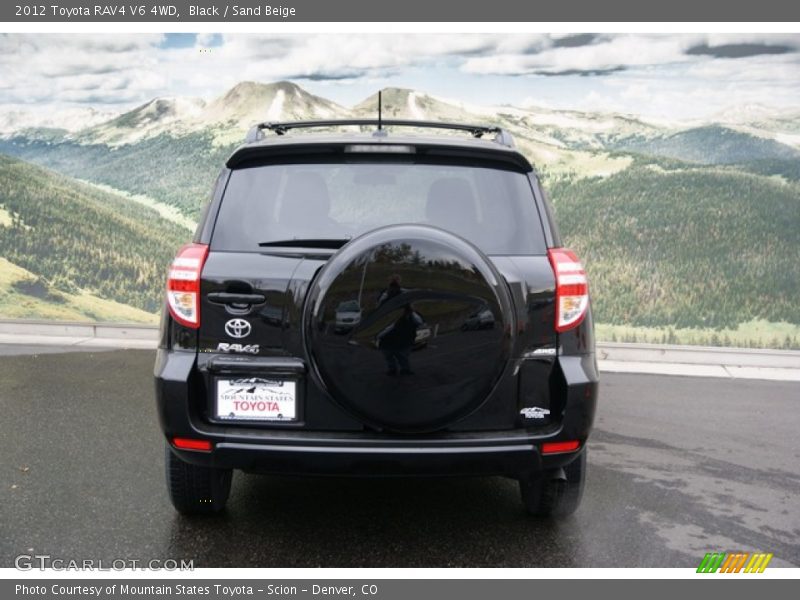 Black / Sand Beige 2012 Toyota RAV4 V6 4WD