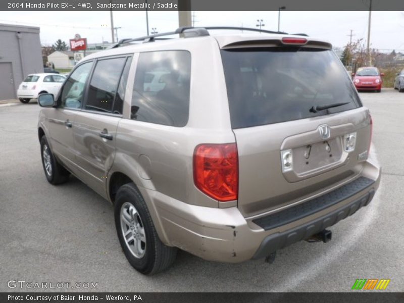 Sandstone Metallic / Saddle 2004 Honda Pilot EX-L 4WD