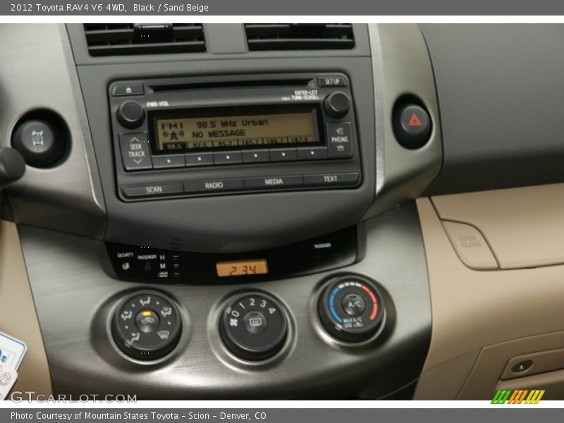 Black / Sand Beige 2012 Toyota RAV4 V6 4WD