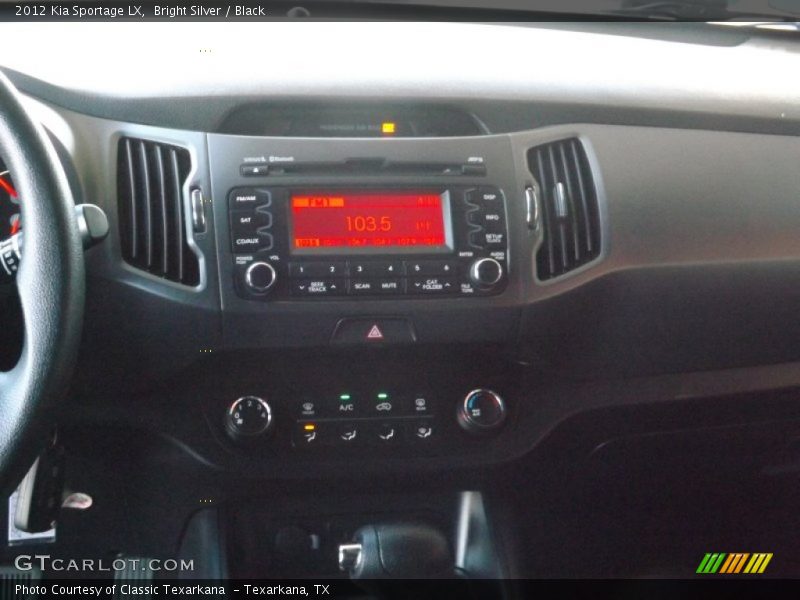 Bright Silver / Black 2012 Kia Sportage LX