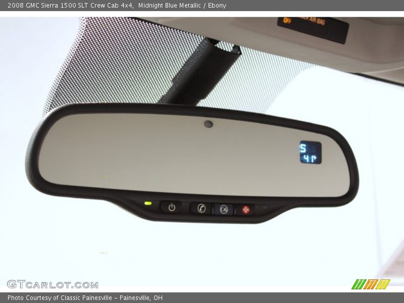 Midnight Blue Metallic / Ebony 2008 GMC Sierra 1500 SLT Crew Cab 4x4