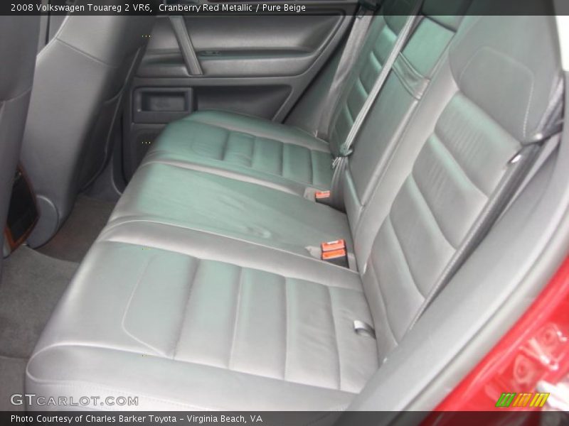 Cranberry Red Metallic / Pure Beige 2008 Volkswagen Touareg 2 VR6