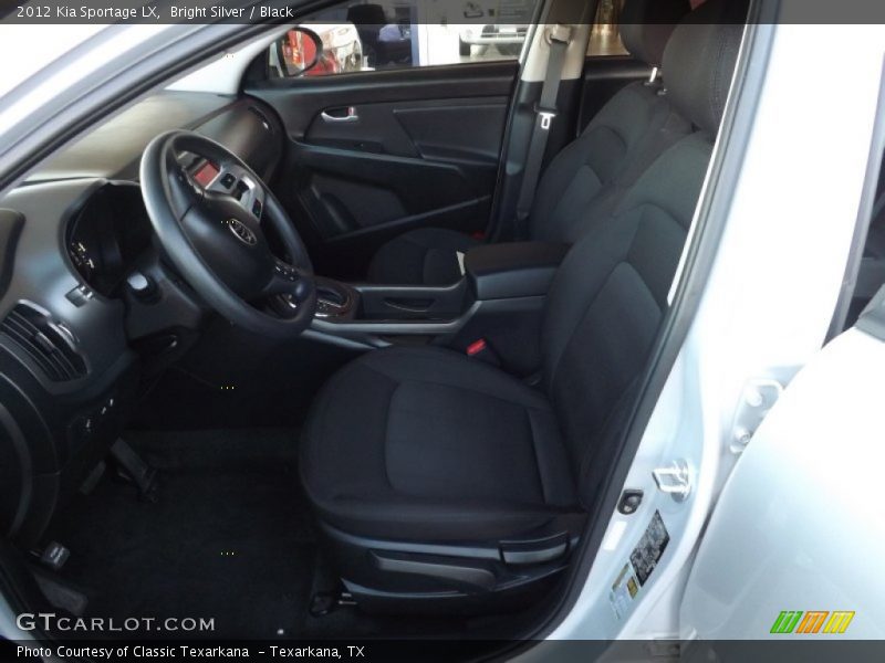 Bright Silver / Black 2012 Kia Sportage LX
