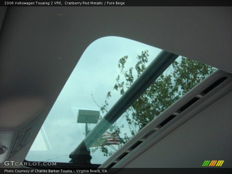 Cranberry Red Metallic / Pure Beige 2008 Volkswagen Touareg 2 VR6