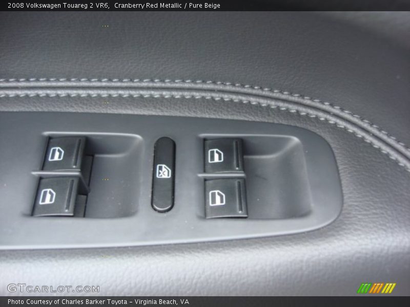 Cranberry Red Metallic / Pure Beige 2008 Volkswagen Touareg 2 VR6