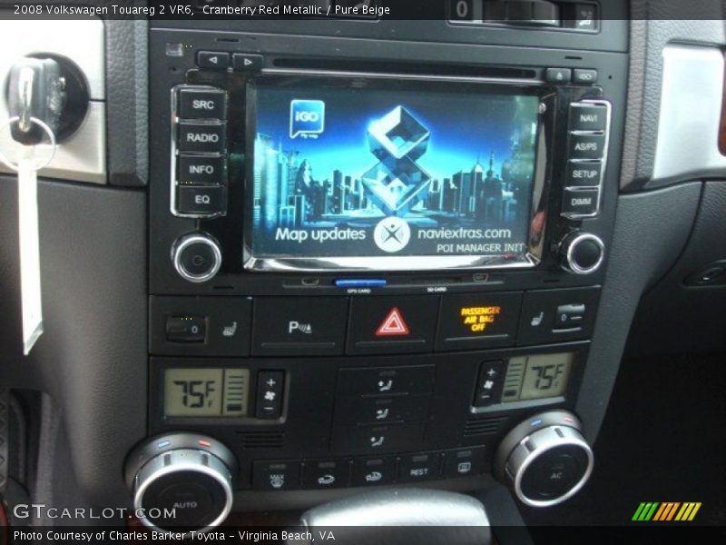 Cranberry Red Metallic / Pure Beige 2008 Volkswagen Touareg 2 VR6