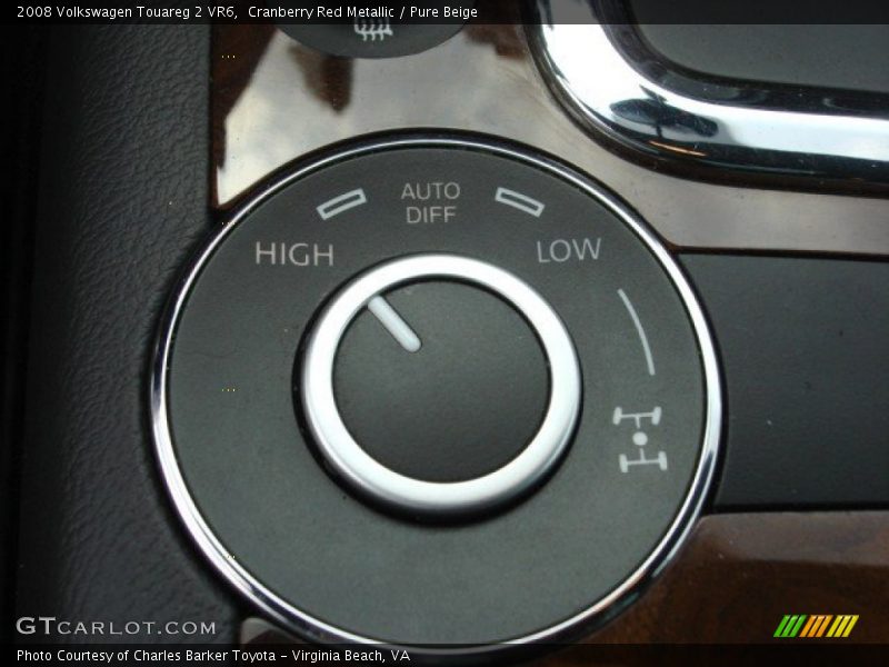 Cranberry Red Metallic / Pure Beige 2008 Volkswagen Touareg 2 VR6