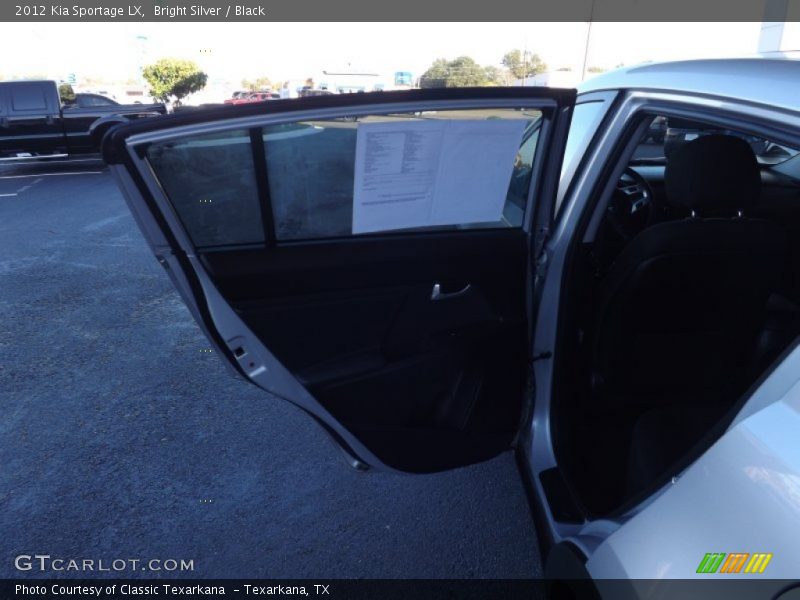 Bright Silver / Black 2012 Kia Sportage LX